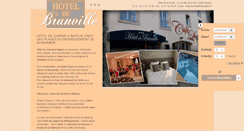 Desktop Screenshot of hotel-le-brunville-bayeux.com